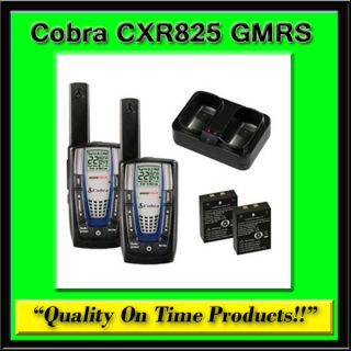 New Cobra CXR825 GMRS FRS Two Way Radios NOAA UHF VHF Mobile Walkie