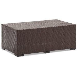   Strathwood All Weather Resin Wicker Coffee Table Patio Furniture