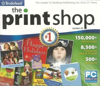 Printshop 23 Graphic Design DVD New