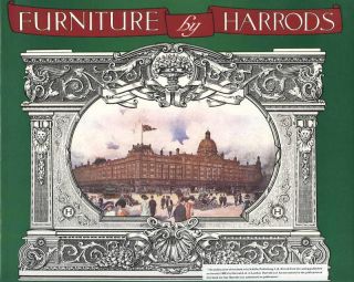 Harrods London Furniture 1905 Catalog Reprint / Book + Values