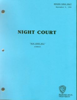 Night Court Set of 17 Scripts Harry Anderson Markie Post John