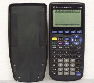 Texas Instruments TI 89 Graphing Graphic Scientific Calculator w Cover