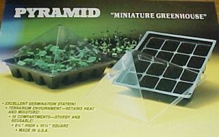 Pyramid Greenhouses Seed Starter Seedling Growing Lot