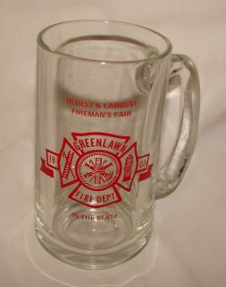 Undated Beer Mug Greenlawn Fire Department New York
