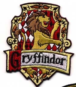 Harry Potter Gryffindor Shield UK Logo 3 5 Embroidered Patch Hppa 07