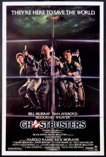 Ghostbusters Bill Murray Sigourney Weaver 1984 1 Sheet