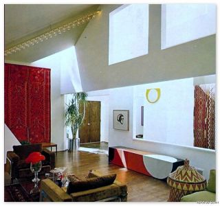 Home Decorating on Rich Hippie Mid Century Modern Interior Design Home Decorating
