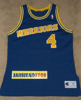 Authentic Champion Golden State Warriors Chris Webber Jersey 44
