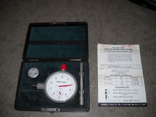 Hasler Bern Hand Held Vintage Tachometer By Herman H Stitch Co