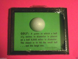 Golf Golf Plaque Small Sign Great Golfers Gift Gag Gifts Vintage L K