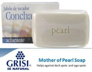 Mother of Pearl Soap Grisi Madre Perla Concha Nacar