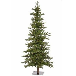 Vickerman Flocked Alpine 5 Artificial Christmas Tree with Clear
