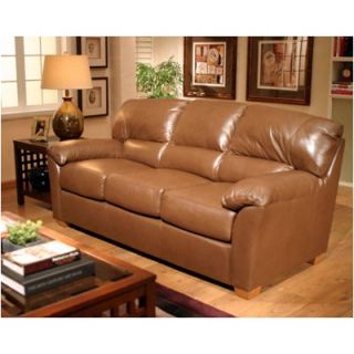 Omnia Furniture Cedar Heights Leather Sofa   CED   3S