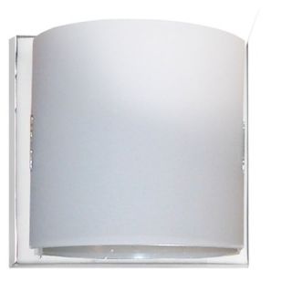 Dainolite Frosted Glass One Light Contemporary Wall Sconce