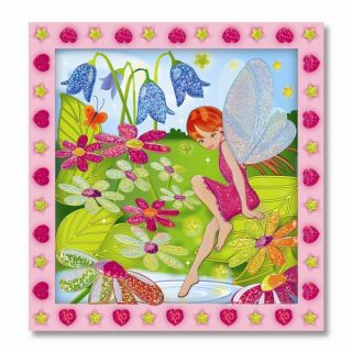 Flower Garden Fairy Peel and Press Sticker by Number