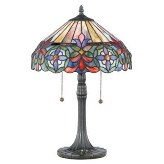 Quoizel Tiffany Connie Table Lamp in Vintage Bronze