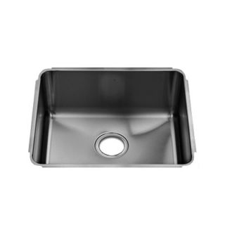 Water Creation 33 x 20 Square Sink 60/40 Double Bowl Stainless Steel