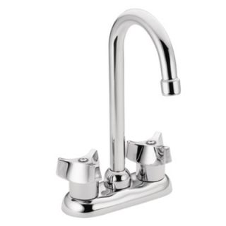  Brass Double Handle Centerset Kitchen Faucet with 8 Centers