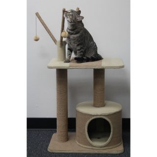 New Cat Condos Mini Cat Pagoda with Sisal Rope Ramp