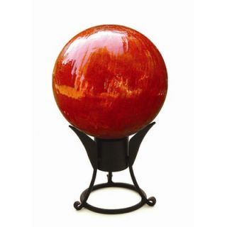 Achla 10 Gazing Globe in Crackle Mandarin   G10 C Set