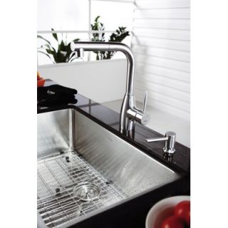  Kitchen Sink with 13.4 Faucet and Soap Dispenser in Chrome