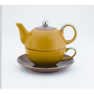 Yedi Houseware Siena 14 oz. Tea for One with Saucer   CC329/30/31/32