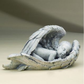 15 Sleeping Baby in Wings Figurine
