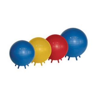 FitBall Fitball Burst   Resistant Feet Ball 17.72 in Yellow