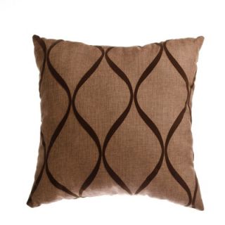 Softline Home Fashions Bali 18 Pillow in Copper / Chocolate