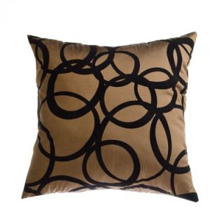 Softline Home Fashions Mia 18 Pillow in Copper Black