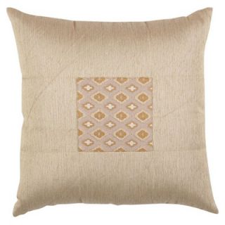 Jennifer Taylor Biltmore 18 x 18 Pillow with Self Cord in Khaki
