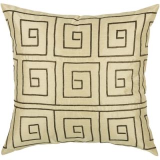 Rizzy Home T 3505 18 Decorative Pillow in Light Gold / Brown   T
