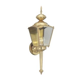 Designers Fountain Beveled Glass 21 Outdoor Wall Lantern in Polished