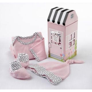 Baby Aspen Welcome Home Baby 3 Piece Layette Set in Pink