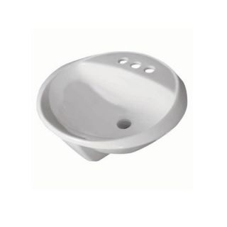 CraneFaucet 19 x 16.25 Galaxy/Cranada Drop In Bathroom Sink