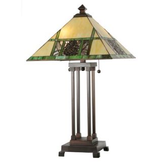 Meyda Tiffany 25 H Pinecone Ridge Table Lamp