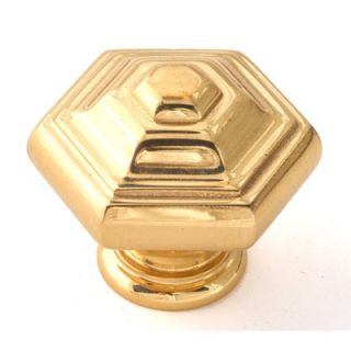 Alno Geometric 1.25 Knob with Solid Brass Construction