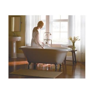 Jacuzzi® Era Freestanding Double Ended Tub with Ball & Claw Feet