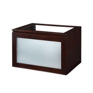 Xylem Blox 24 Bathroom Vanity Cabinet with Frosted Glass Drawer in