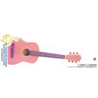 Kansas Burwood 30 Acoustic Student Guitar in Pink