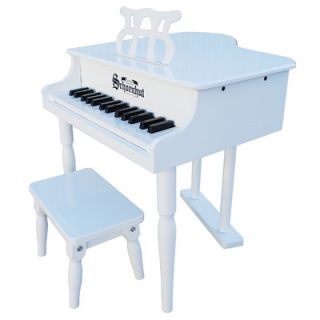 Schoenhut 30 Key Classic Baby Grand Piano in White