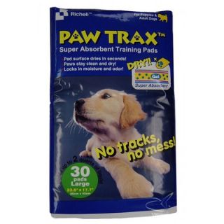 Richell Paw Trax Pet Training Pad   30 Count