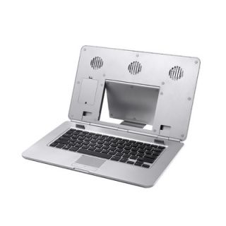Sharper Image Cooling Stand with Built In Keyboard for Laptops and