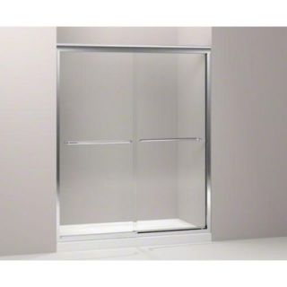 Kohler Fluence Frameless Sliding Shower Door with 0.37 Thick Crystal