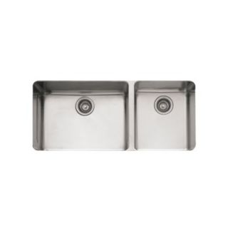 Franke Kubus 38 Stainless Steel Double Bowl Kitchen Sink   KBX12039