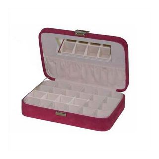 Renee 2.38 High Jewelry Travel Case in Ruby Red