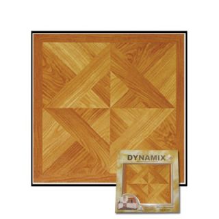  Dynamix Vinyl Light Wood Diamond Floor Tile (Set of 45)   45PCS 202
