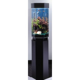 Midwest Tropical Fountain AquaScape 15 Gallon Hexagon Aquarium   TT