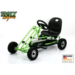 Traxx Lightening Pedal Go Kart in Race Green