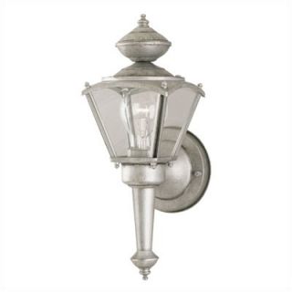 Westinghouse Lighting Exterior Wall Lantern in Antique Silver